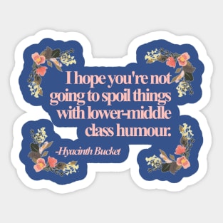 Hyacinth Quotes Sticker